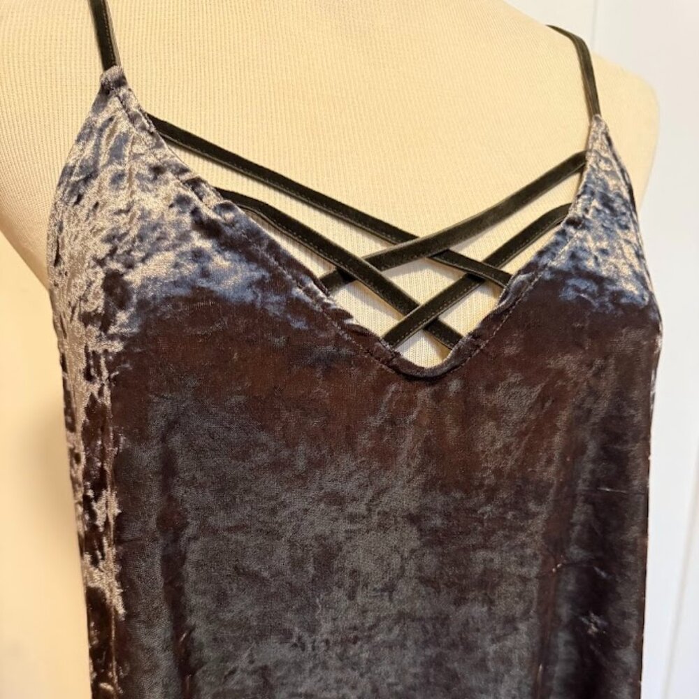 American Eagle Crushed Velvet Cami